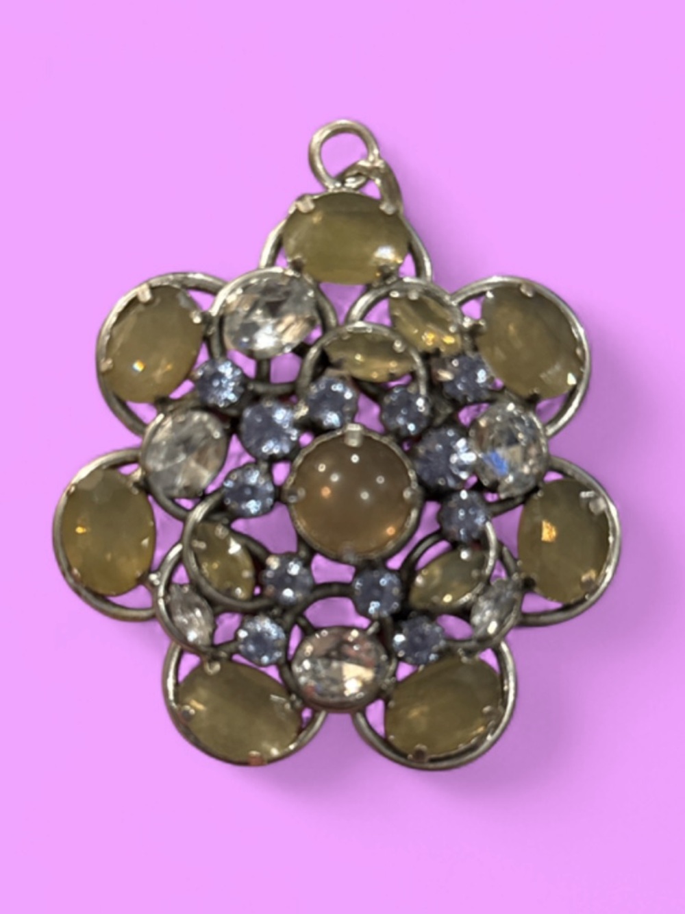 Sabika Garden Party Daisy Crystal Pendant